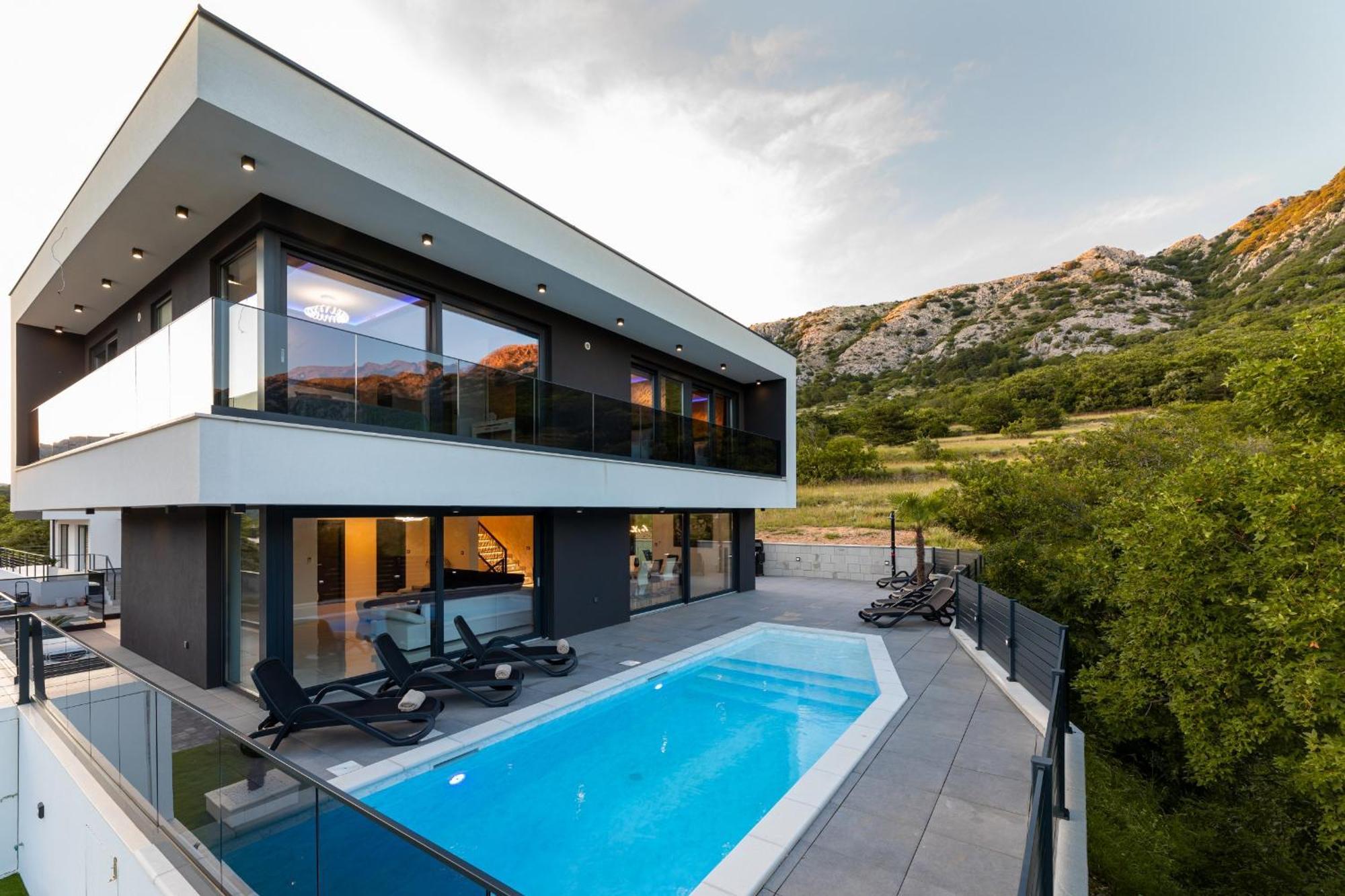 Villa Bellezza Draga Bašćanska Exteriör bild