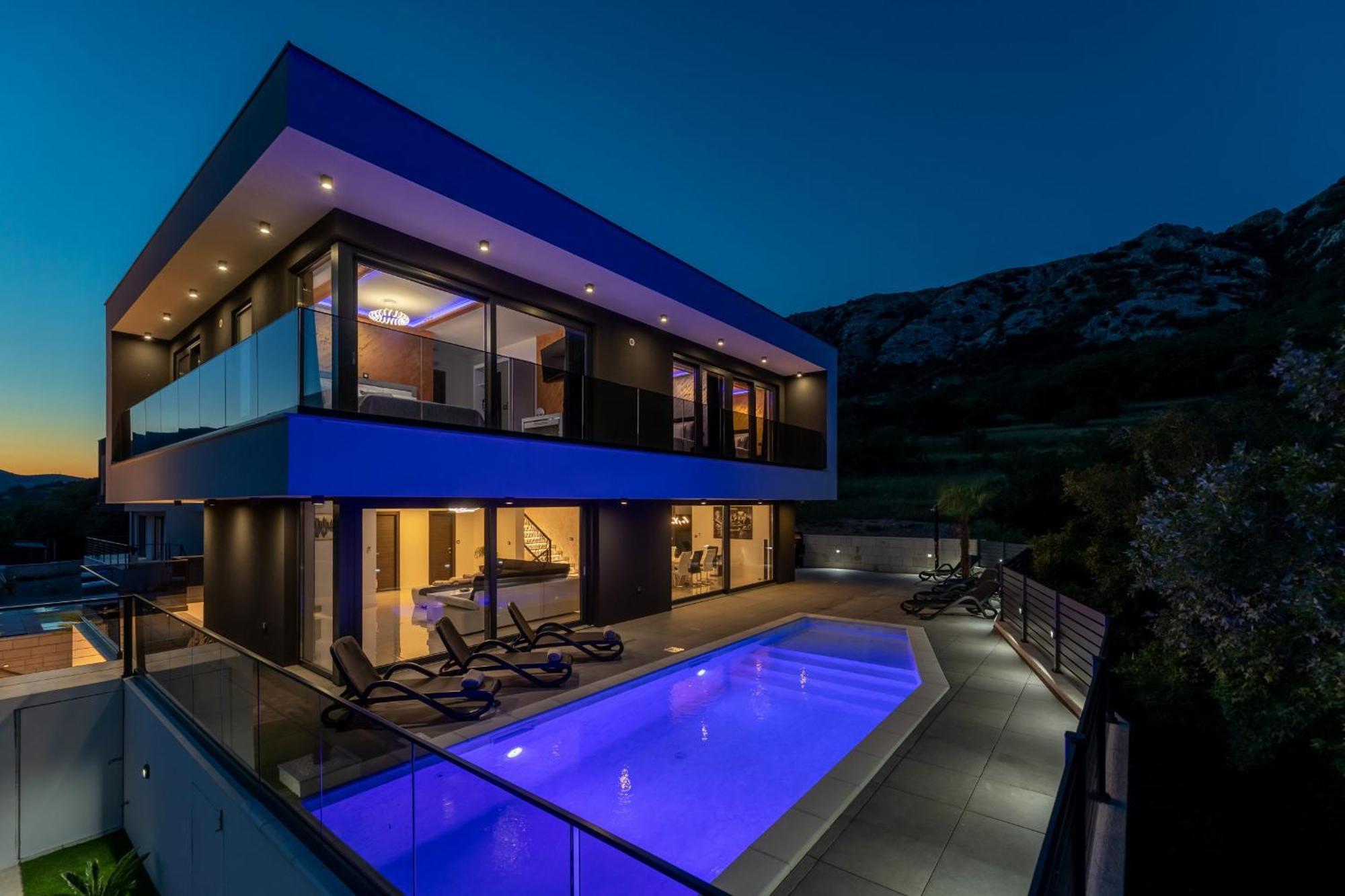 Villa Bellezza Draga Bašćanska Exteriör bild