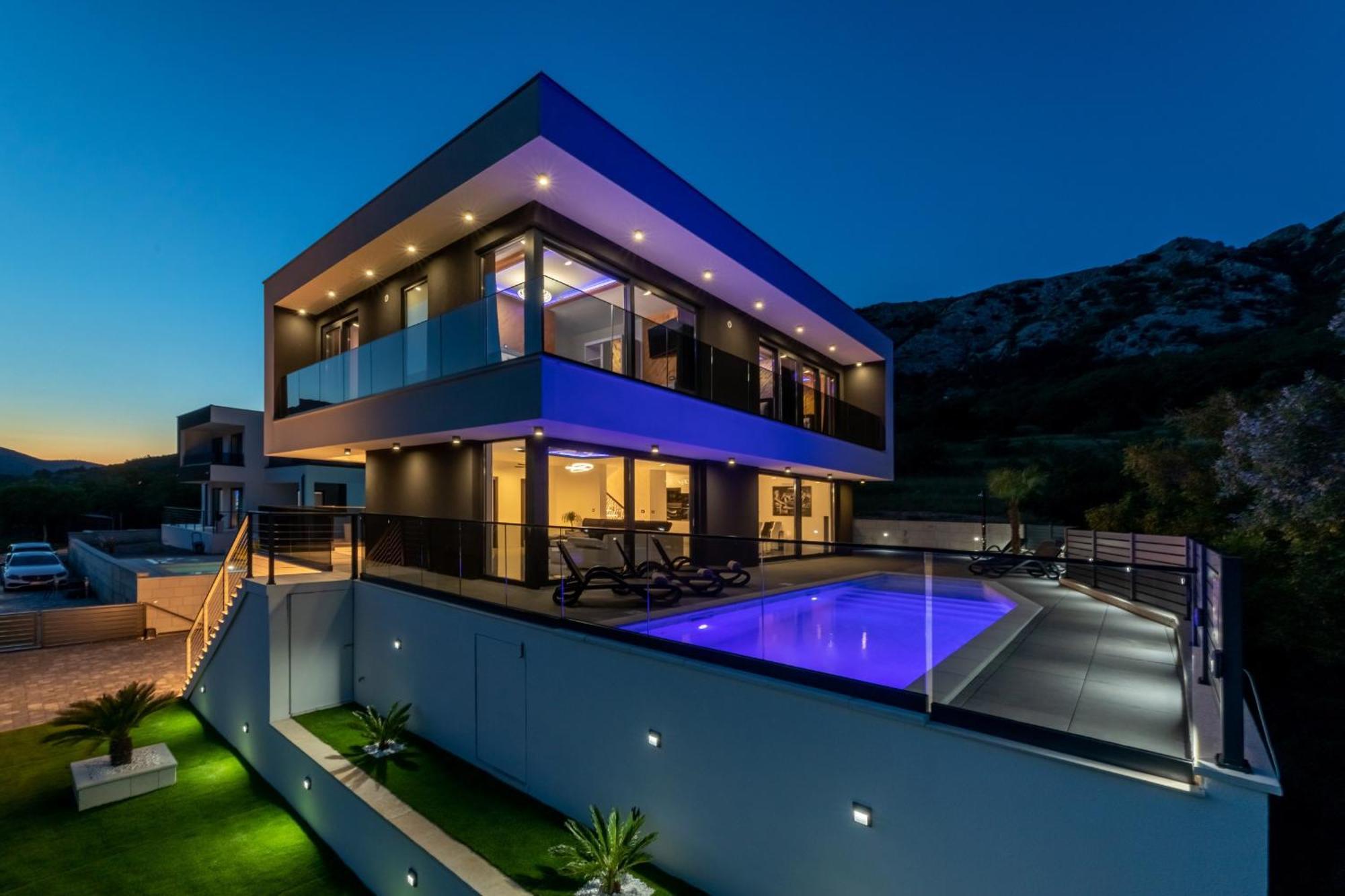 Villa Bellezza Draga Bašćanska Exteriör bild