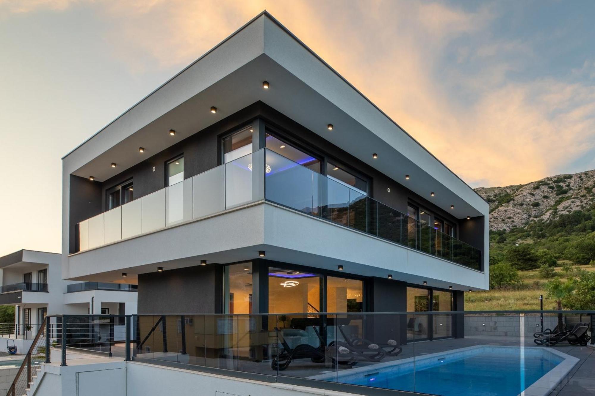 Villa Bellezza Draga Bašćanska Exteriör bild