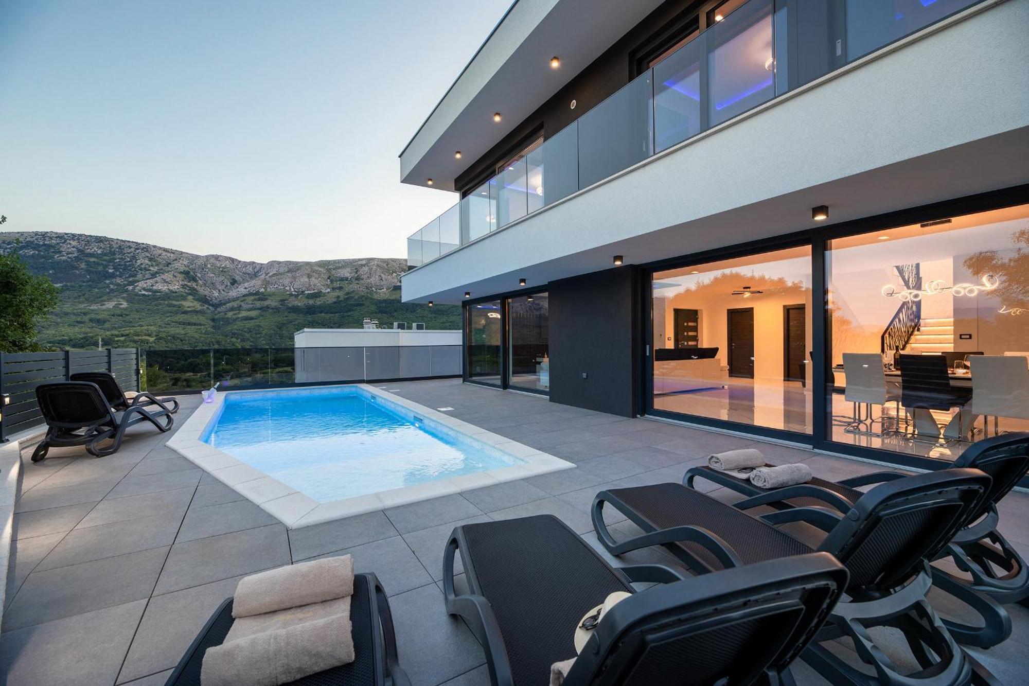Villa Bellezza Draga Bašćanska Exteriör bild