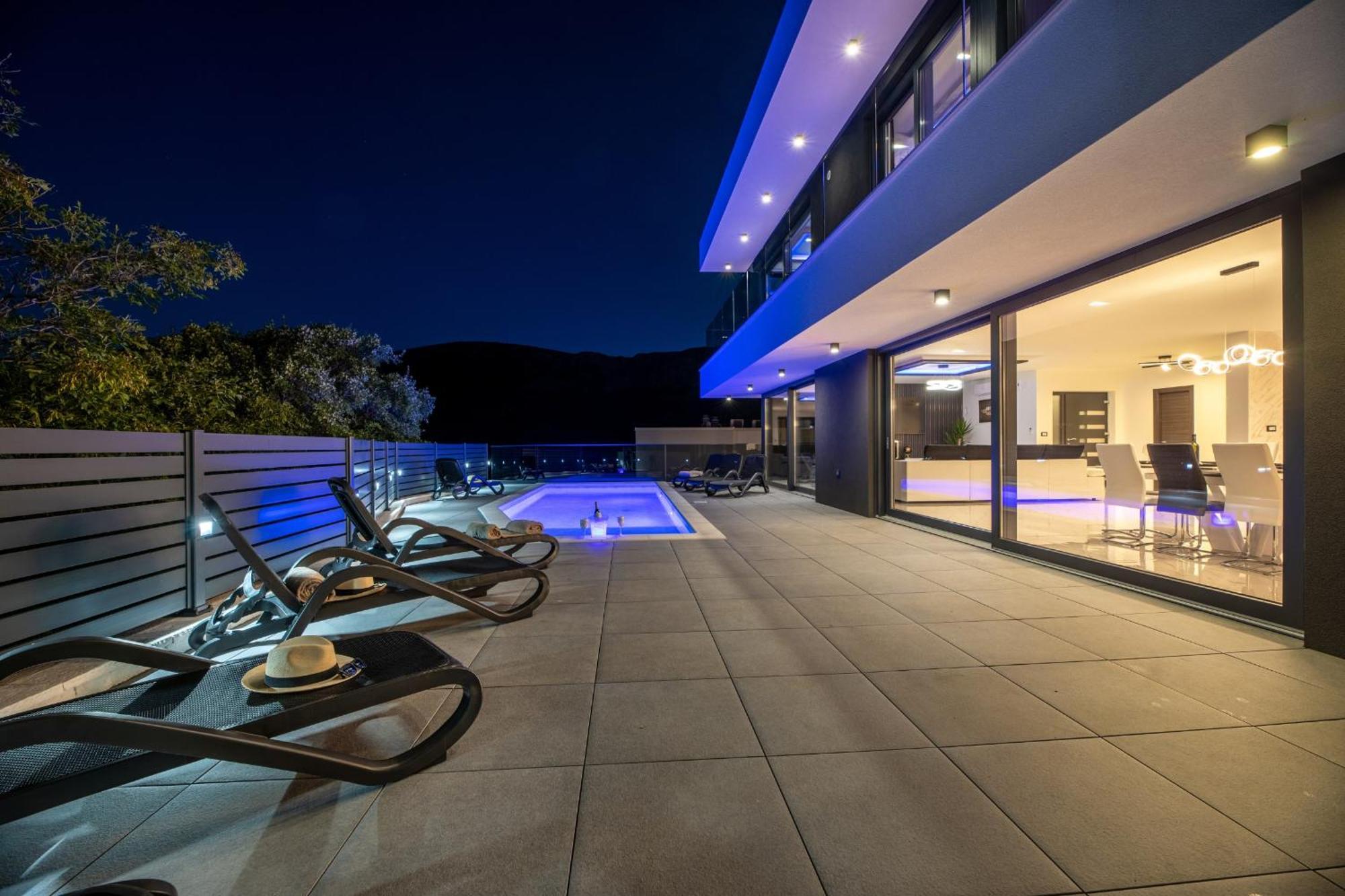 Villa Bellezza Draga Bašćanska Exteriör bild